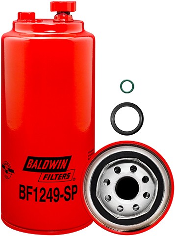 Baldwin BF1249-SP Fuel Water Separator Filter For BEAVER,BLUE BIRD,BOMAG,CASE-INTERNATIONAL,FREIGHTLINER,GROVE,HAMM,HOLIDAY RAMBLER,HYUNDAI,INTERNATIONAL,KAWASAKI,KOBELCO,KOMATSU,LIEBHERR,MONOCO,NEW HOLLAND,SHANTUI CONSTRUCTION MACHINERY,STERLING,TEREX,VAN HOOL,VERSATILE,VOLKSWAGEN