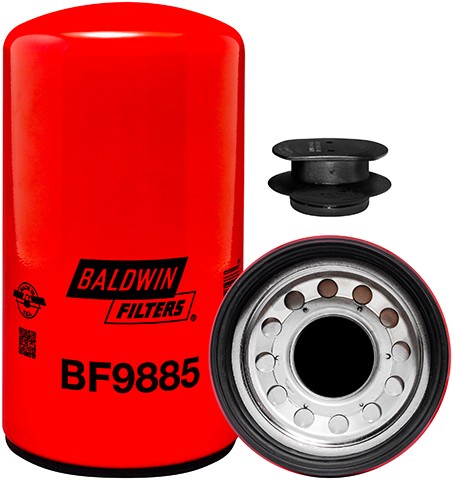 Baldwin BF9885 Fuel Filter For AUTOCAR,CRANE CARRIER COMPANY,CUMMINS,FREIGHTLINER,INTERNATIONAL,KENWORTH,PETERBILT,ROSTSELMASH,TEMSA BUS,VAN HOOL,VOLVO,WESTERN STAR