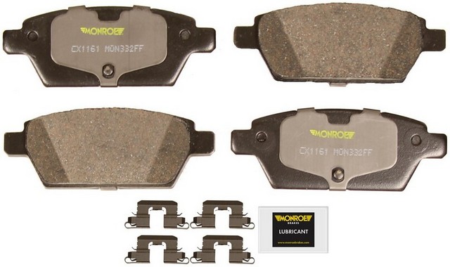 Monroe Brakes CX1161 Disc Brake Pad Set For FORD,LINCOLN,MAZDA,MERCURY