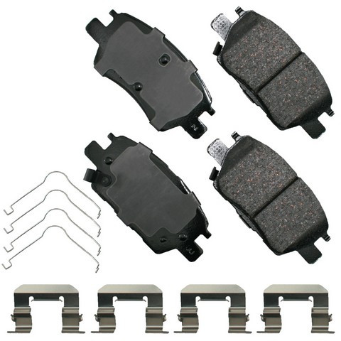 ProACT ACT1844 Disc Brake Pad Set For CHEVROLET