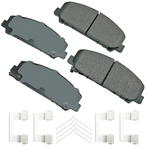 Akebono Performance ASP1286A Disc Brake Pad Set For INFINITI,NISSAN