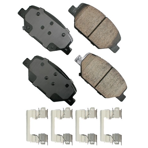 Akebono Performance ASP1886 Disc Brake Pad Set For BUICK,CADILLAC,CHEVROLET,GMC