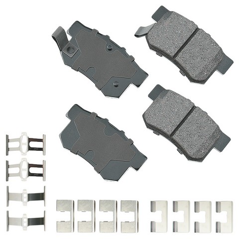 Akebono Performance ASP537A Disc Brake Pad Set For ACURA,HONDA,SUZUKI