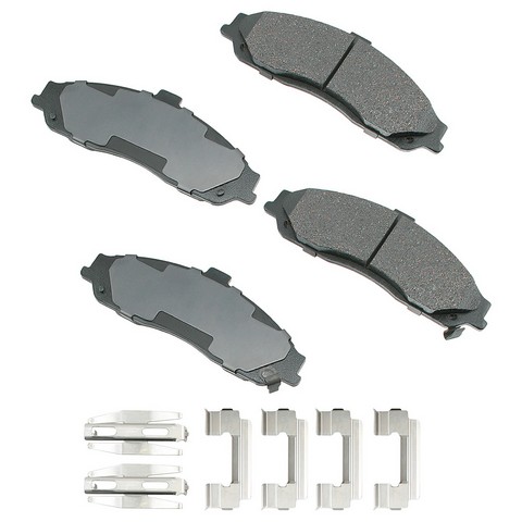 Akebono Performance ASP731A Disc Brake Pad Set For CADILLAC,CHEVROLET,PONTIAC