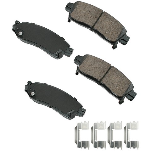 Akebono Performance ASP883A Disc Brake Pad Set For BUICK,CADILLAC,CHEVROLET,GMC,ISUZU,OLDSMOBILE,SAAB,SATURN
