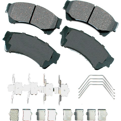 ProACT ACT1164 Disc Brake Pad Set For FORD,LINCOLN,MAZDA,MERCURY