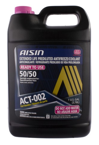 AISIN ACT-002 Engine Coolant / Antifreeze For CHEVROLET,DAIHATSU,GEO,HINO,LEXUS,PONTIAC,SCION,TOYOTA