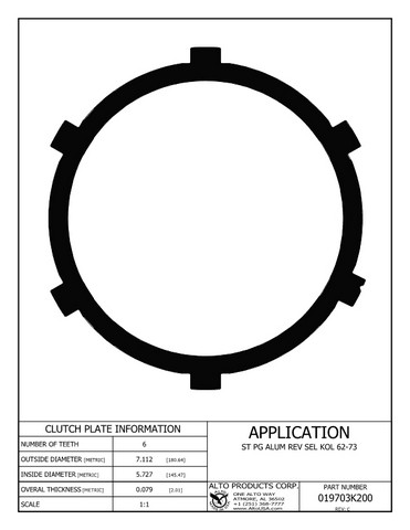 Alto Products Corp 019703K200 