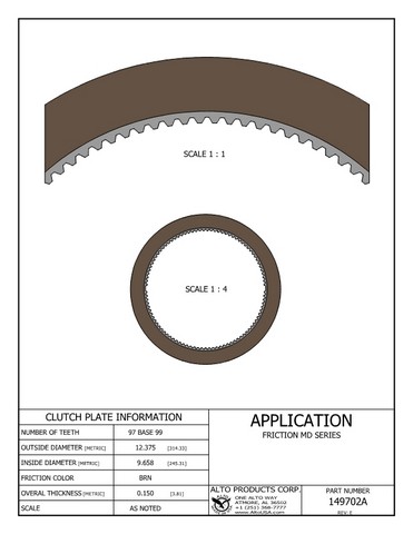 Alto Products Corp 149702A 