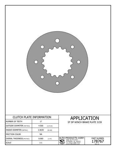 Alto Products Corp 178767 