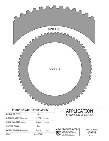 Alto Products Corp 179735 