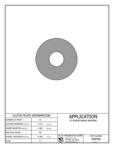 Alto Products Corp 359760 
