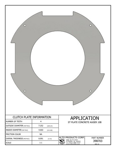 Alto Products Corp 398703 