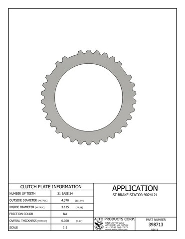Alto Products Corp 398713 