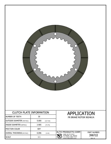 Alto Products Corp 398722 