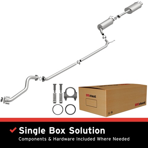 Bosal 106-0035 Exhaust System Kit For HONDA