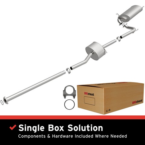 Bosal 106-0095 Exhaust System Kit For HONDA