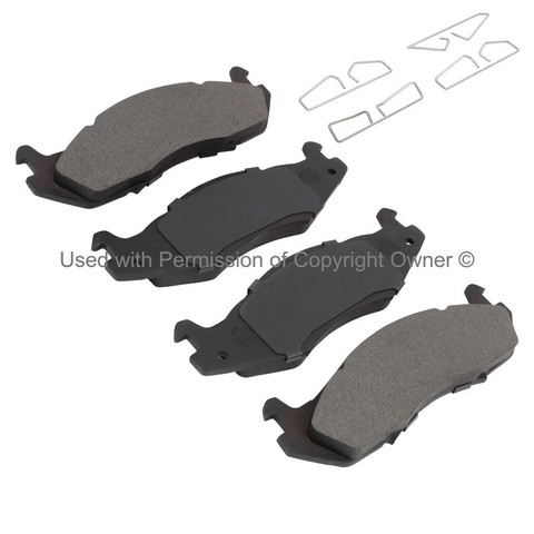 Quality-Built 1001-0203M Disc Brake Pad Set For AMERICAN MOTORS,JEEP,VAM