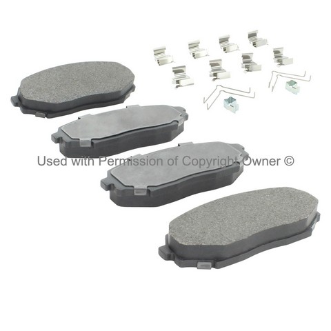 Quality-Built 1001-0525M Disc Brake Pad Set For GEO,ISUZU,MAZDA