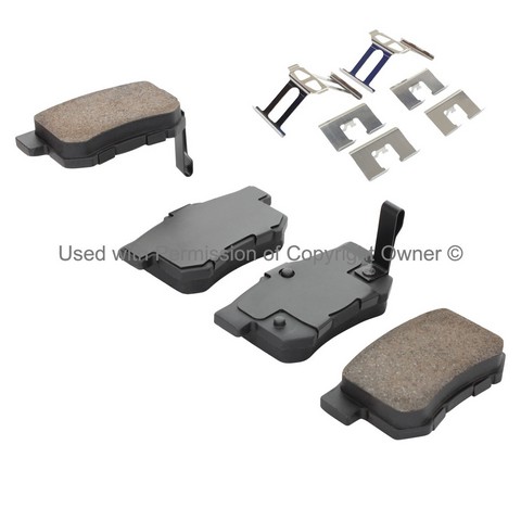 Quality-Built 1001-0537BC Disc Brake Pad Set For HONDA,SUZUKI