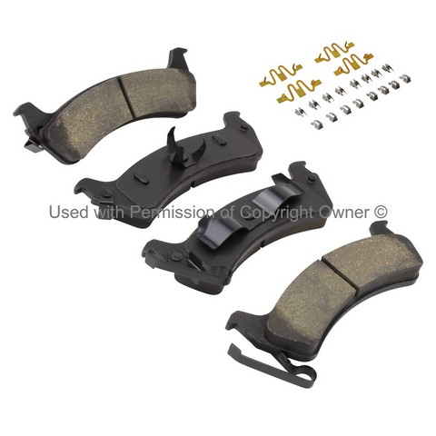 Quality-Built 1001-0666M Disc Brake Pad Set For JEEP