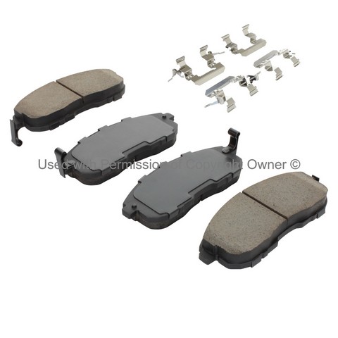 Quality-Built 1001-0815C Disc Brake Pad Set For INFINITI,NISSAN,RENAULT