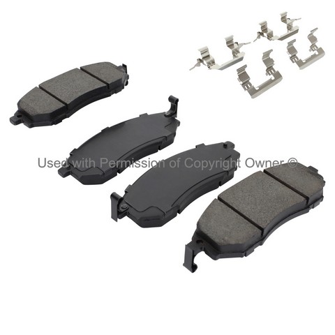 Quality-Built 1001-0888M Disc Brake Pad Set For INFINITI,NISSAN,RENAULT