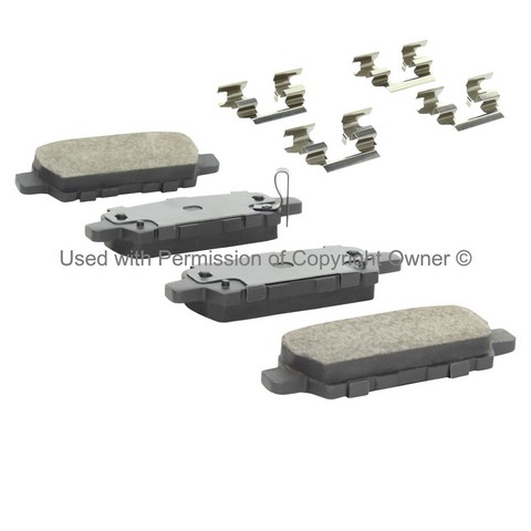 Quality-Built 1001-0905AC Disc Brake Pad Set For INFINITI,NISSAN