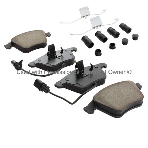 Quality-Built 1001-0915AC Disc Brake Pad Set For AUDI,VOLKSWAGEN