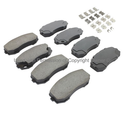 Quality-Built 1001-1265M Disc Brake Pad Set For MITSUBISHI FUSO