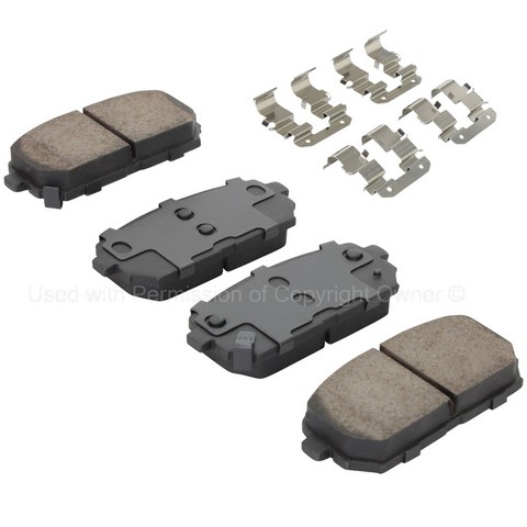 Quality-Built 1001-1296C Disc Brake Pad Set For KIA