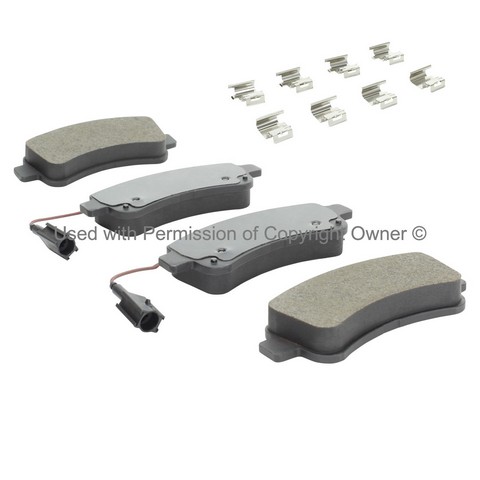 Quality-Built 1001-1746AM Disc Brake Pad Set For FIAT,RAM