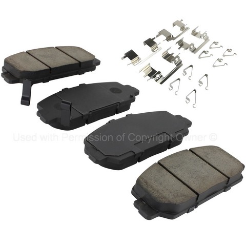 Quality-Built 1001-2036C Disc Brake Pad Set For HONDA
