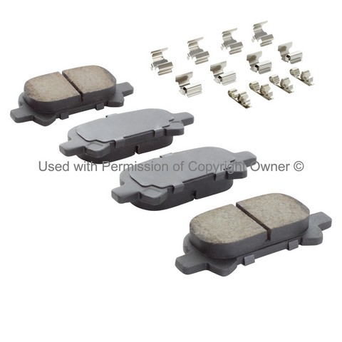 Quality-Built 1002-0828AM Disc Brake Pad Set For TOYOTA