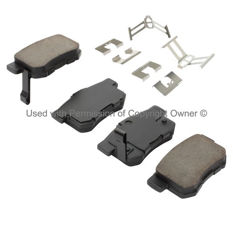Quality-Built 1003-0536C Disc Brake Pad Set For ACURA,HONDA,ISUZU