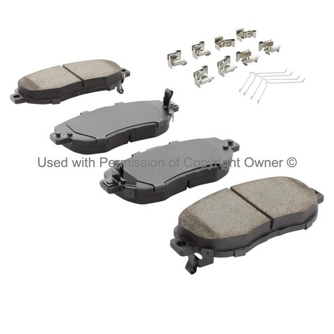 Quality-Built 1003-0619C Disc Brake Pad Set For LEXUS,TOYOTA