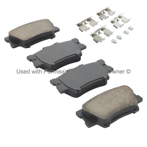 Quality-Built 1003-1212AC Disc Brake Pad Set For TOYOTA