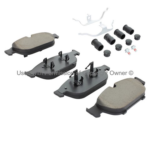 Quality-Built 1003-1549M Disc Brake Pad Set For AUDI