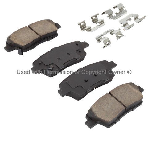 Quality-Built 1003-1551C Disc Brake Pad Set For GENESIS,HYUNDAI,KIA