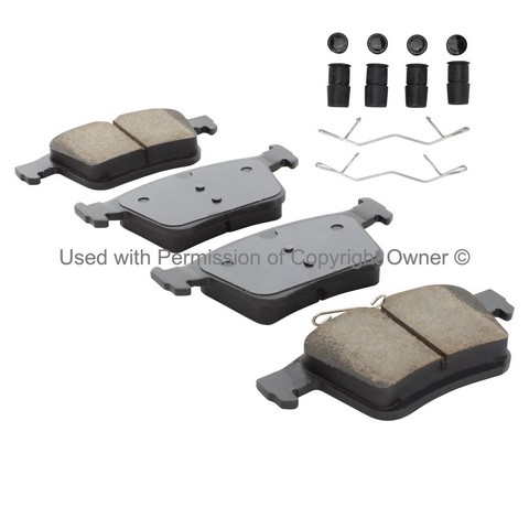 Quality-Built 1003-1761C Disc Brake Pad Set For AUDI,SEAT,VOLKSWAGEN