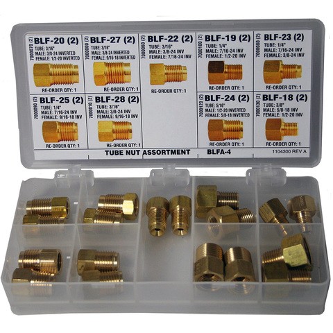American Grease Stick (AGS) BLFA-4 Brake Fitting Assortment