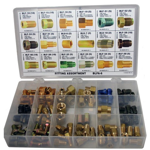 American Grease Stick (AGS) BLFA-6 Brake Fitting Assortment