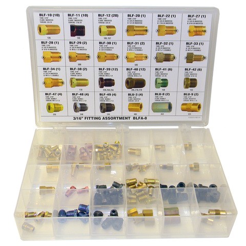 American Grease Stick (AGS) BLFA-8 Brake Fitting Assortment