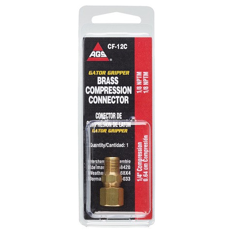 American Grease Stick (AGS) CF-12B Pipe to Compression Fitting