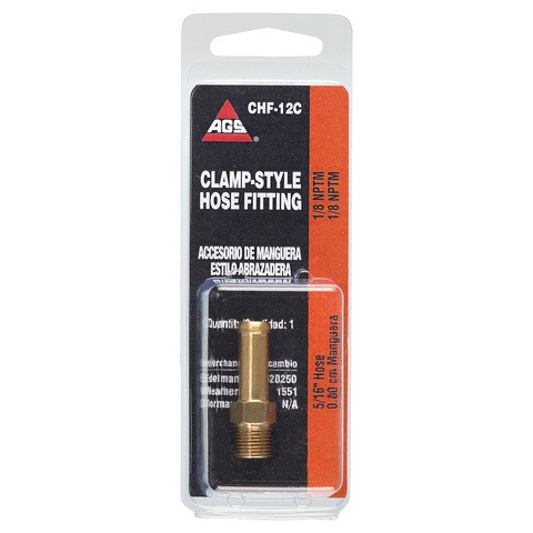 American Grease Stick (AGS) CHF-12B Clamp-On Hose Fitting