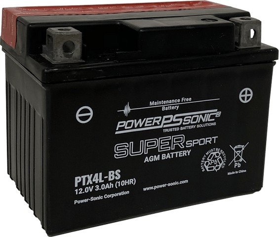 Power-Sonic PTX4L-BS Vehicle Battery