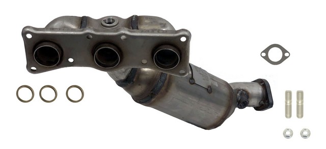 AP Exhaust 641556 Exhaust Manifold with Integrated Catalytic Converter For BMW