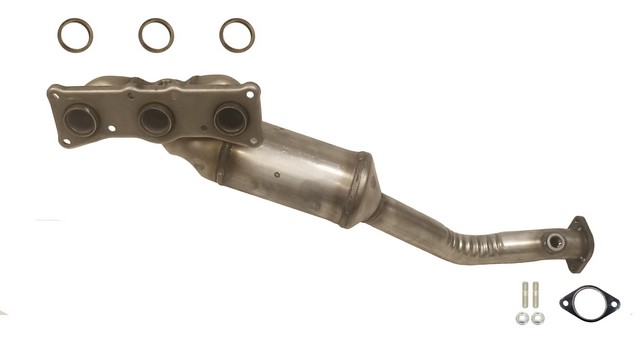 AP Exhaust 641582 Exhaust Manifold with Integrated Catalytic Converter For BMW