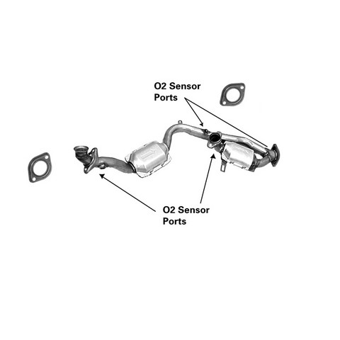 AP Exhaust 642540 Catalytic Converter,Catalytic Converter-Direct Fit For LINCOLN