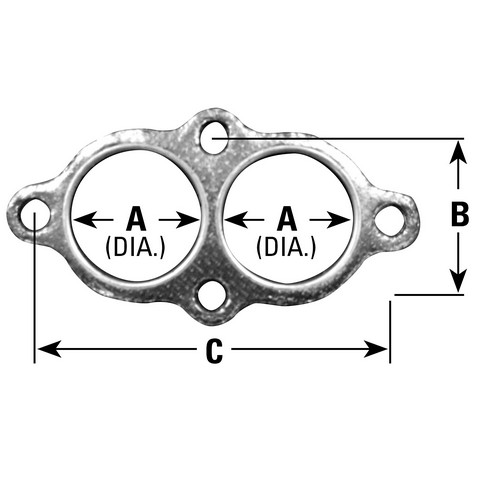 AP Exhaust 8401 Exhaust Pipe Flange Gasket For BMW